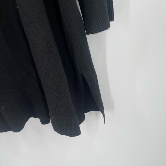 ANNE KLEIN Sweater Size 2X NWT Black Gold Button Detail Cowl Neck Plus Curvy - Picture 8 of 14